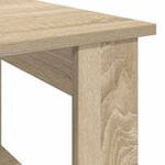 vidaXL Table basse Chêne Sonoma 72 x 50 x 50 cm Bois d'ingénierie