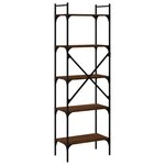 vidaXL Bibliothèque à 5 niveaux chêne marron 56x31 5x174 cm