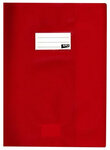 Lot De 10 X Protege Cahier Pvc 19/100 24X32 Rouge