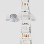 vidaXL Bande LED 2 Pièces Noir et Transparent 350 mm Cuivre et plastique