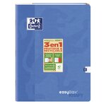 Cahier piqûre EASYBOOK KRAFT24 x 32 cm 96p 90g coloris aléatoire OXFORD