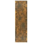 vidaXL Bibliothèque/Séparateur de pièce chêne fumé bois d'ingénierie