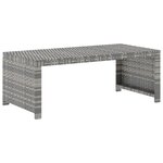 Salon de jardin meuble d'extérieur ensemble de mobilier 5 pièces avec coussins résine tressée gris 02_0016433