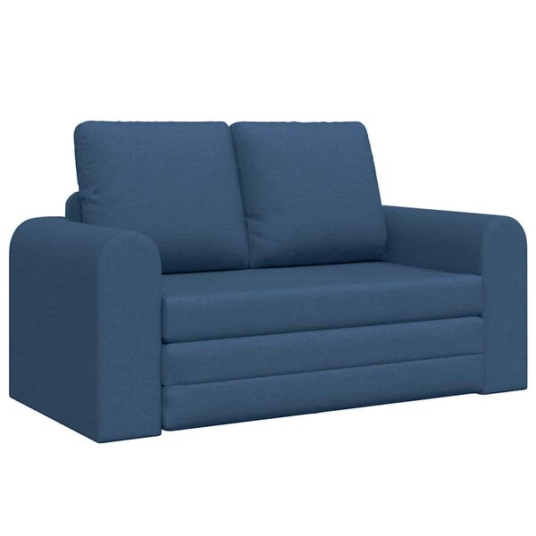 vidaXL Canapé-Lit Bleu 148 x 71 x 83 cm tissu