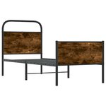 vidaXL Cadre de lit sans matelas 80x200cm chêne sonoma bois ingénierie