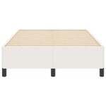 vidaXL Cadre de lit Crème 120 x 200 cm Tissu en velours côtelé