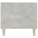 vidaXL Table basse Gris béton 90x49x45 cm Bois d'ingénierie