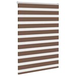 vidaXL Store zèbre marron 100x100 cm largeur du tissu 95 9cm polyester