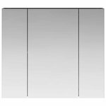 vidaXL Armoire Miroir de Salle de Bain Chêne noir 80 x 14.5 x 70 cm