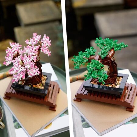 Lego creator expert 10281 bonsai loisir créatif pour adultes kit