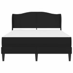 vidaXL Cadre de lit avec tête de lit Noir 140 x 190 cm Simili cuir