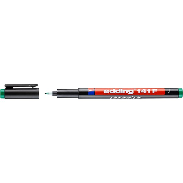 Feutre Permanent 141F Vert Pointe Fine 0 6 mm x 10 EDDING