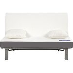 Banquette BZ Dunlopillo - Gris - Matelas Slyde 13 cm - Anti-acarien  antibactérien  anti-moisissure