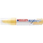 Marqueur acrylique large 5000 jaune pastel 5-10 mm x 5 EDDING