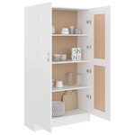 vidaXL Bibliothèque Blanc 82 5x30 5x150 cm Bois d’ingénierie