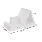 Pack Saut  and  Détente : Trampoline JUMP 244 + Canapé enfant KREATY (crème)
