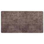 vidaXL Coureur de Tapis MARSA Gris 100 x 200 cm Polyester et PVC