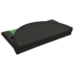 vidaXL Dessus de table de poker pliable 10 joueurs Vert 208x106x3 cm