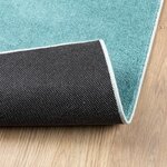 vidaXL Tapis OVIEDO à poils courts vert 200x200 cm