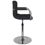 vidaXL Tabouret de bar Noir Tissu