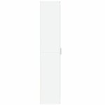 vidaXL Buffet haut blanc 80x35x180 cm bois d'ingénierie