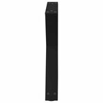 vidaXL Pieds de table basse 2 pièces Noir 50 x (42-43 3) cm Acier