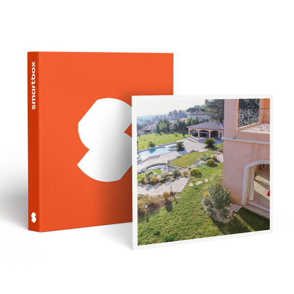 SMARTBOX - Coffret Cadeau 2 jours en suite dans une villa avec vin et accès à l'espace détente sur la Côte d'Azur - Séjour
