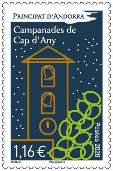 Timbre Andorre - Campanades Cap Any