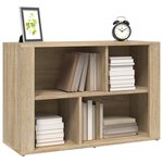 vidaXL Buffet Chêne sonoma 80x30x54 cm Bois d'ingénierie