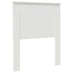 vidaXL Tête de lit avec tête de lit Blanc 80 cm Bois d'ingénierie