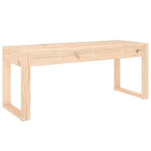 vidaXL Banc de jardin 110x38x45 cm bois massif de pin