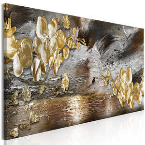 Tableau - golden garden (1 part) narrow l x h en cm 120x40