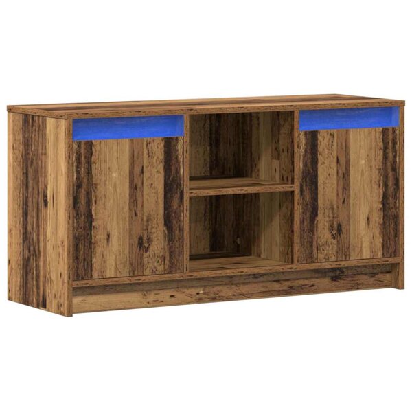 vidaXL Meuble TV Marron 100 x 34 x 50 cm Bois d'ingénierie