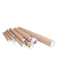 (cls 50 tubes) tube carton rond longueur totale 670mm