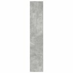 vidaXL Bibliothèques 2 Pièces empilable gris béton bois d'ingénierie