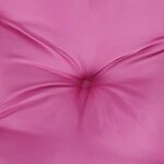 vidaXL Coussins de banc de jardin lot de 2 rose 200x50x7 cm tissu