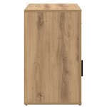 vidaXL Cabinet de chevet avec tiroir chêne artisanal 50 x 36 x 60 cm