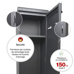 Boite à colis Twin L Gris anthracite 0206 MS