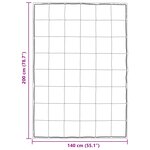 vidaXL Duvet d'hiver Argenté 200 x 140 cm Satin et Microfibre