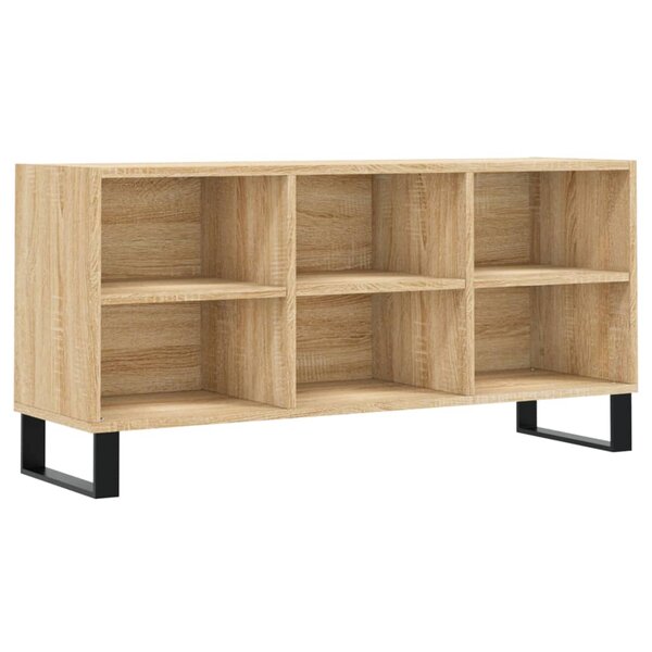 vidaXL Meuble TV chêne sonoma 103 5x30x50 cm bois d'ingénierie