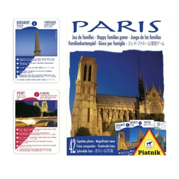 Jeu de 7 familles - theme Paris