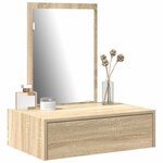 vidaXL Table de Toilette Marron 60 x 40 x 70 cm Bois d'ingénierie