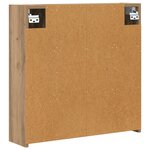 vidaXL Armoire Miroir de Salle de Bain Chêne artisan