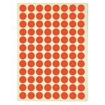 960 Étiquettes Rouge Ø 15