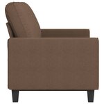 vidaXL Canapé à 3 places Marron 180 cm Tissu
