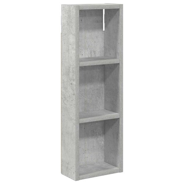 vidaXL Armoire murale de salle de bain Gris Béton 20 x 10 x 60 5 cm