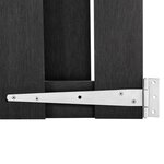 vidaXL Portillon WPC 100x80 cm Gris
