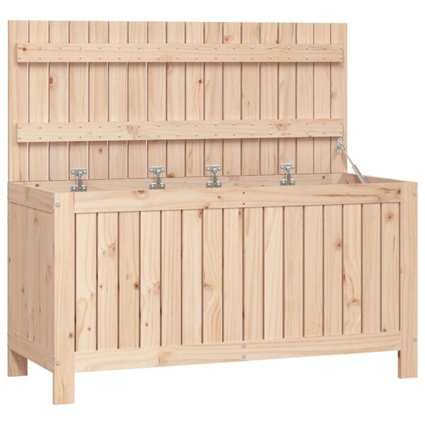 vidaXL Boîte de rangement de jardin 115x49x60 cm Bois massif de pin
