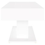 vidaXL Table basse blanc 96x50x45 cm bois d'ingénierie