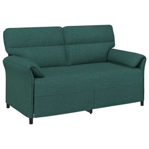 vidaXL Canapé 100 polyester cadre en métal MDF Contreplaqué